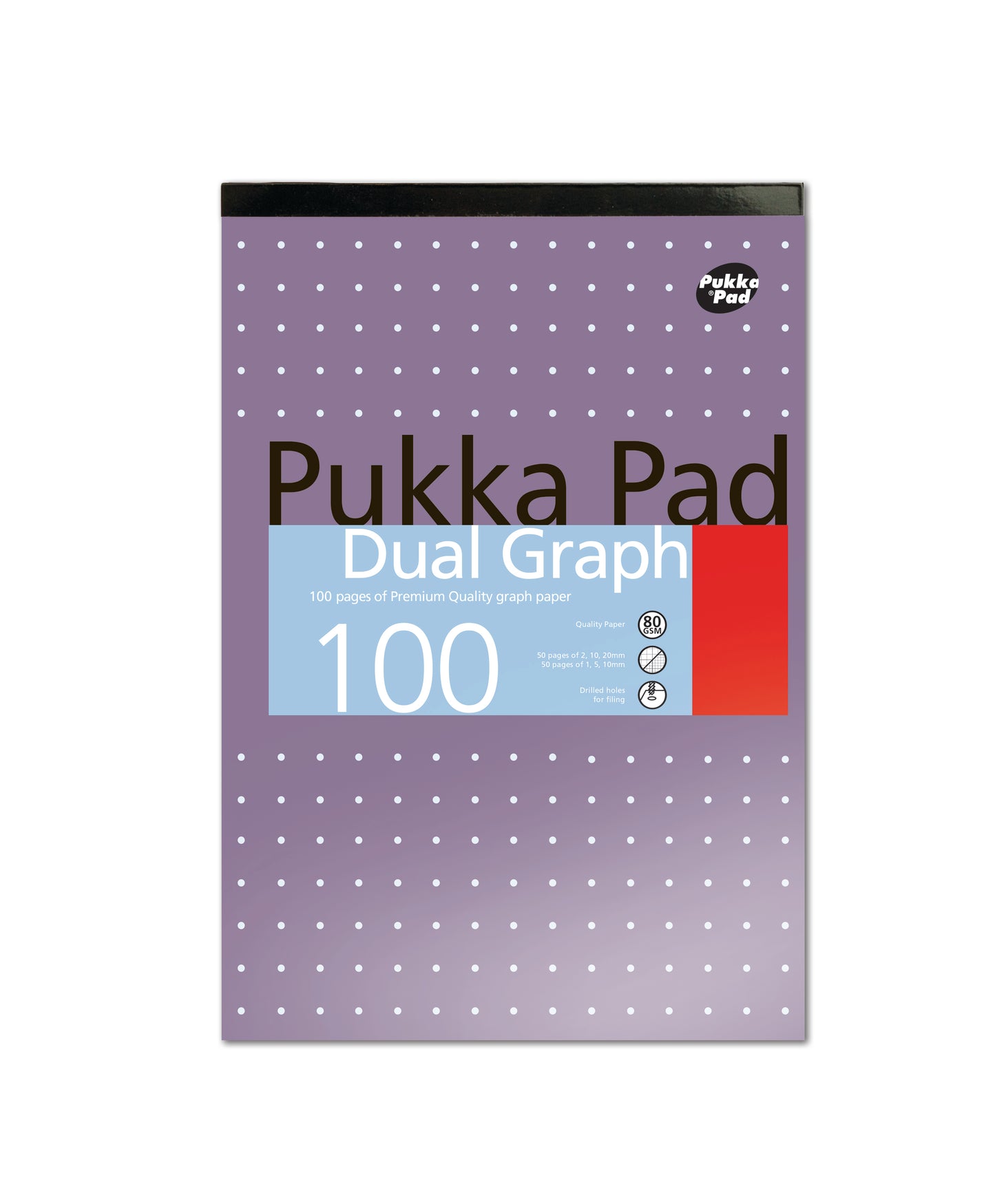 PUKKA A4 DUAL GRAPH REFILL PAD 100 PAGES. REFGRA \\\KD03835