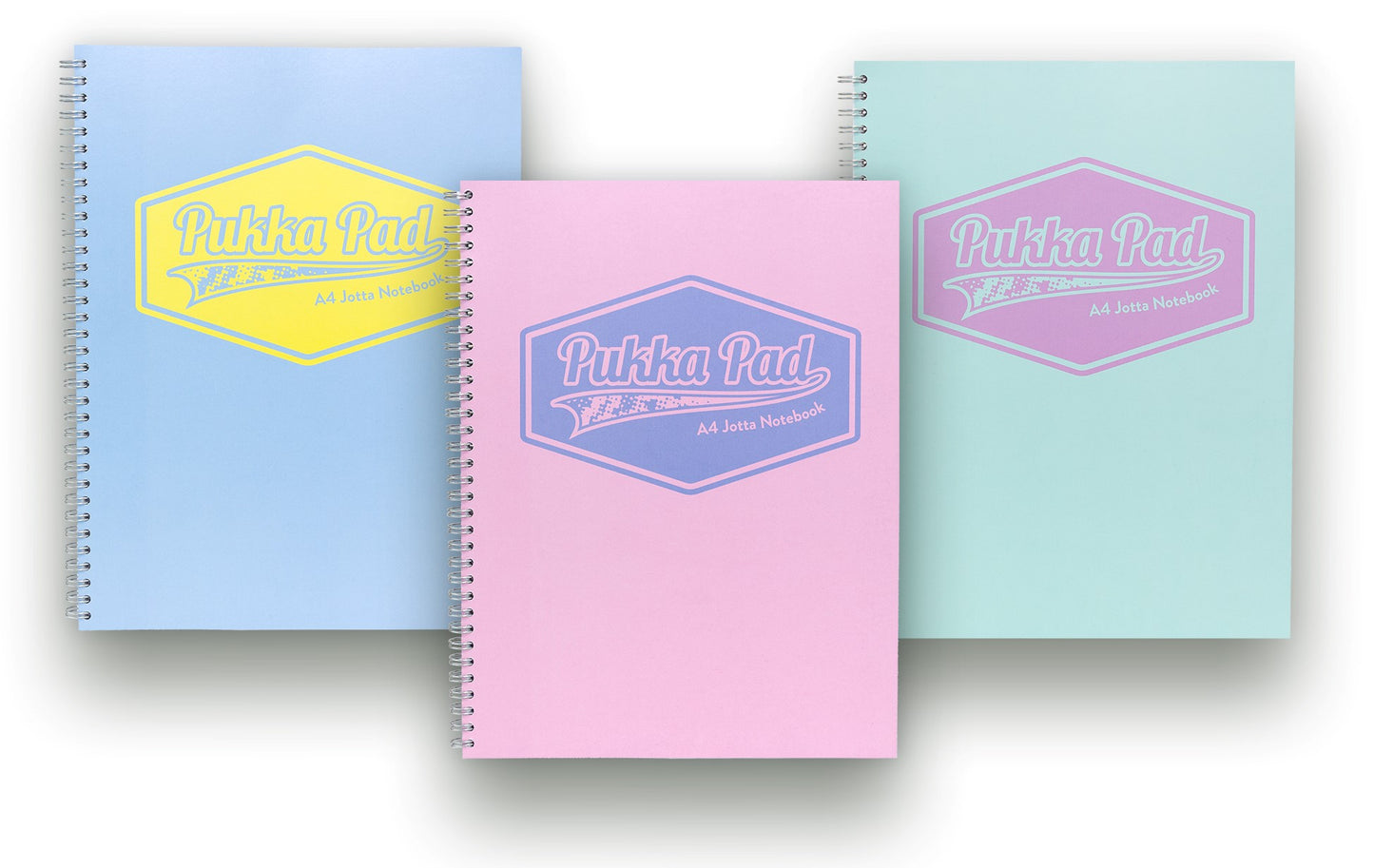 PUKKA A4 PASTEL JOTTA NOTE BOOK 200 PAGES. 8628-PST \\\KD03837