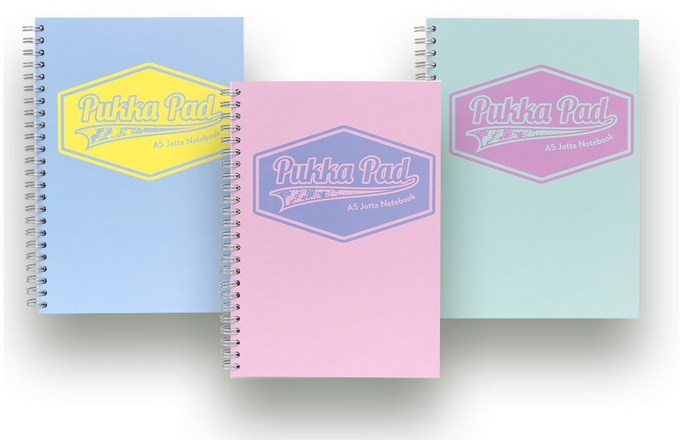 PUKKA PAD A5 METALIC JOTTA NOTEPAD 200 PAGES. 8629-PST \\\KD03838