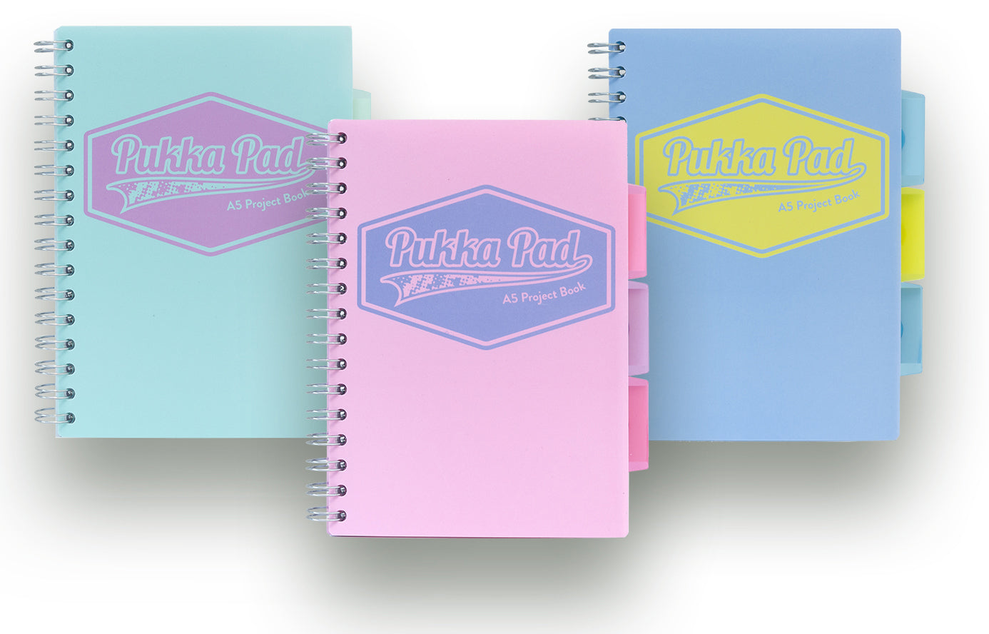 PUKKA A5 PASTEL PROJECT BOOK 200 PAGES. 8631-PST \\\KD03840