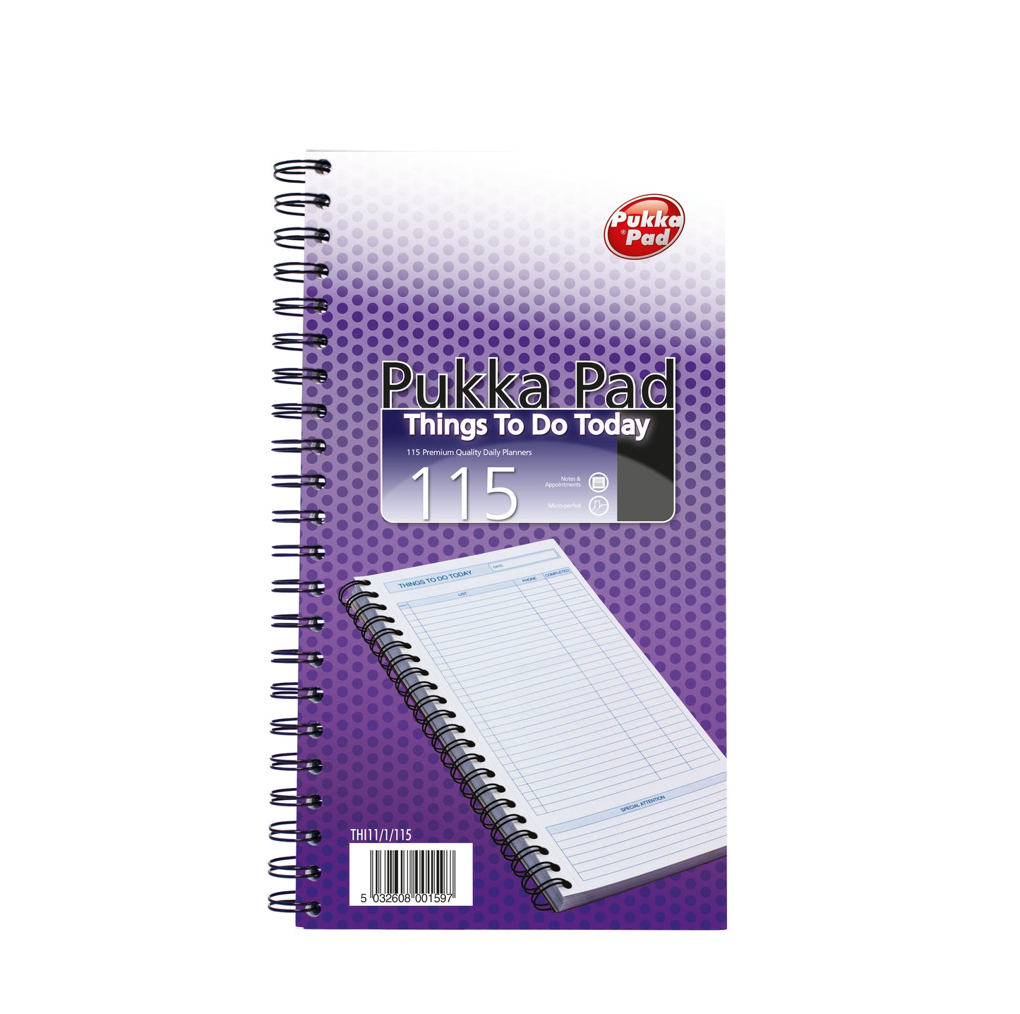 PUKKA THINGS TO DO TODAY NOTE BOOK 152MM X 280MM 115 SHEETS. THI111115 \\\KD03847