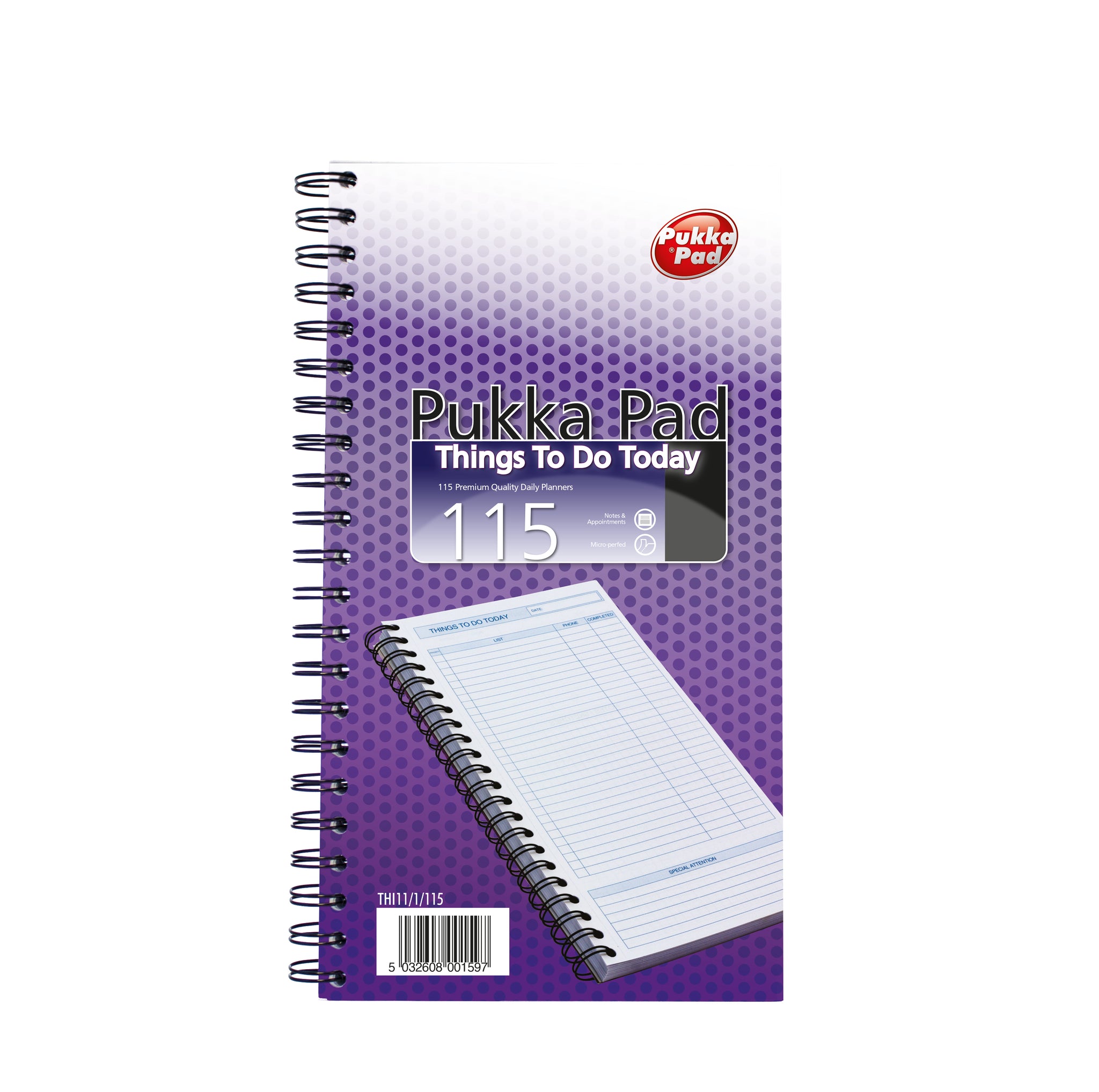 PUKKA THINGS TO DO TODAY NOTE BOOK 152MM X 280MM 115 SHEETS. THI111115 \\\KD03847
