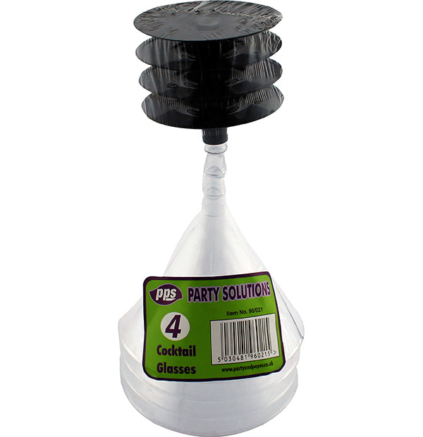 PPS MARTINI / COCKTAIL GLASSES 4/PK. PPS96021 \\\KD03869