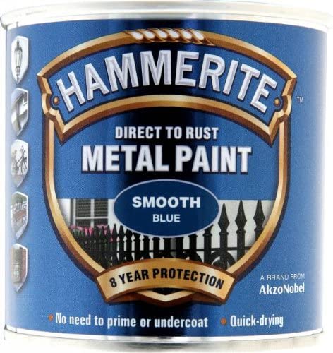 HAMMERITE METAL PAINT SMOOTH BLUE 250ML. 5084884 \\\KD03928