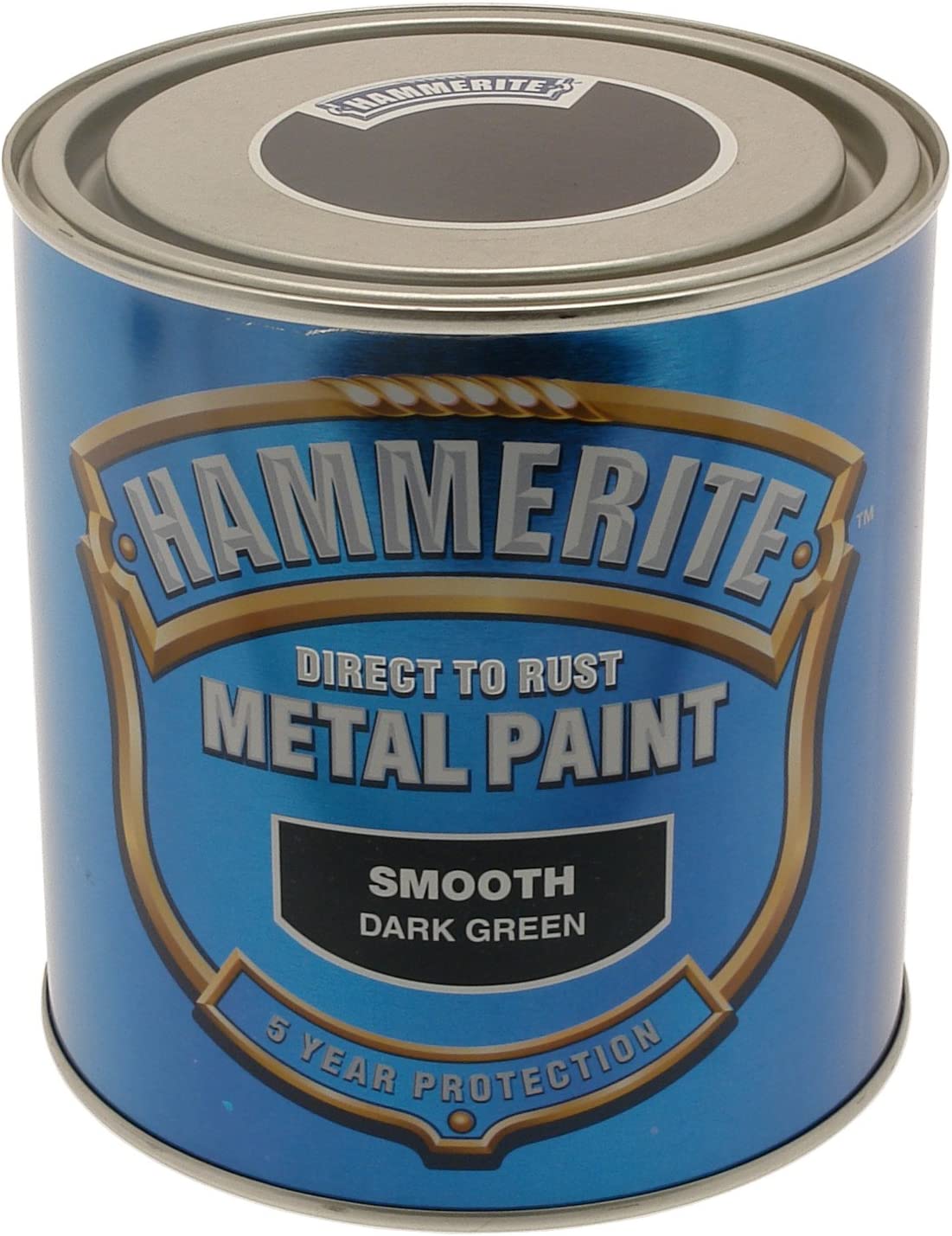 HAMMERITE METAL PAINT SMOOTH DARK GREEN 250ML. 5084889 \\\KD03929