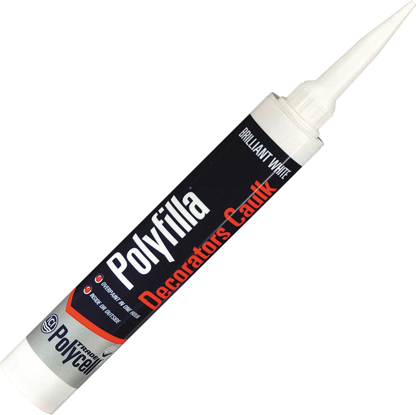 POLYCELL TRADE  POLYFILLA DECORATORS CAULK BRILLIANT WHITE 290ML. 6033790 \\\KD03983