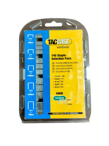 TACWISE 140 STAPLE SELECTION PACK 6-14MM 4400PCS. TAC0350 \\\KD03998