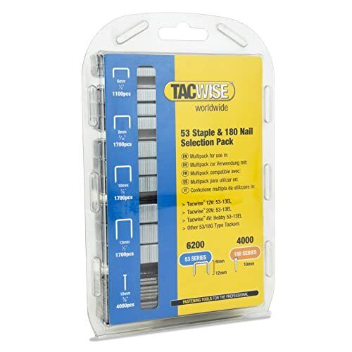 TACWISE 53 STAPLE & 180 NAIL SELECTION PACK. TAC1628 \\\KD04009