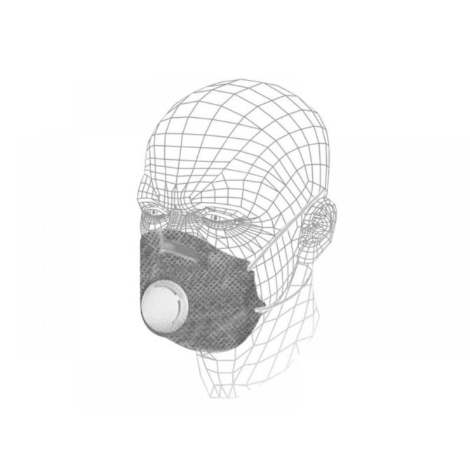 VITREX PREMIUM PAINT & ODOUR RESPIRATORS VALVE MASK 3/PK. S40810 \\\KD04034
