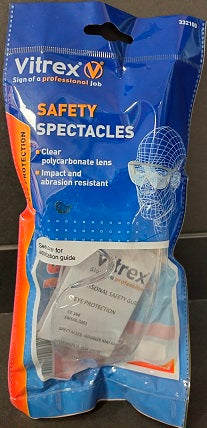 VITREX SAFETY SPECTACLES GLASSES. 332100 \\\KD04036