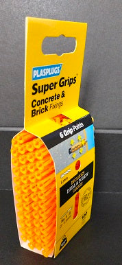 PLASPLUGS YELLOW SOLID WALL FIXINGS - CLIP PACK 100/PK. SYP501CC \\\KD04048
