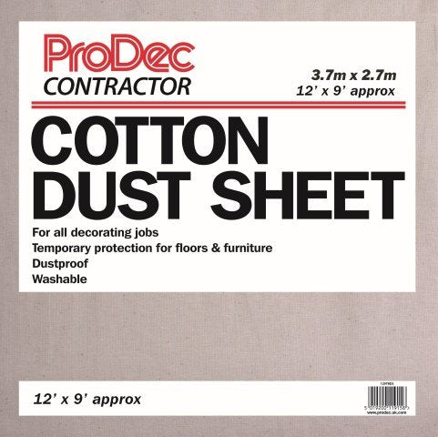 'PRODEC CONTRACTOR COTTON TWILL DUST SHEET 12' X 9''||'. '||'129TRDS' \\\KD04062