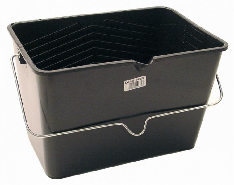 RODO BLACK PLASTIC PAINT SCUTTLE / BUCKET 10 LITRE. BPSS \\\KD04067