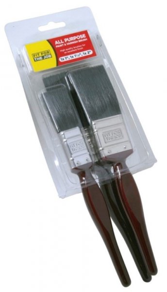 FIT FOR THE JOB ALL PURPOSE BRUSH SET 3/PK. CPBS3I \\\KD04069