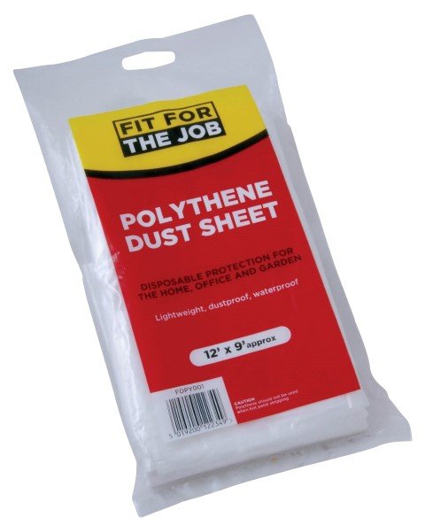 'FIT FOR THE JOB POLYTHENE DUST SHEET 12' X 9''||'. '||'FDPY001' \\\KD04073