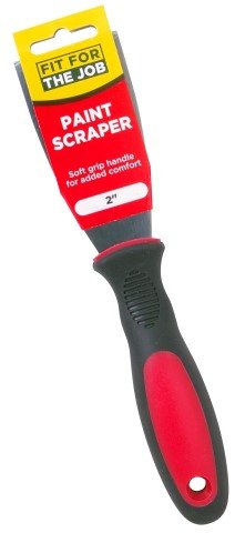 FIT FOR THE JOB SOFT GRIP PAINT SCRAPER 2 INCH / 50MM. FFJPS2 \\\KD04093