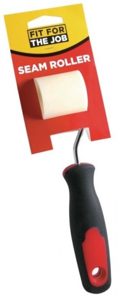 FIT FOR THE JOB WALLPAPER SEAM ROLLER WITH SOFT GRIP HANDLE. FFJSR \\\KD04097