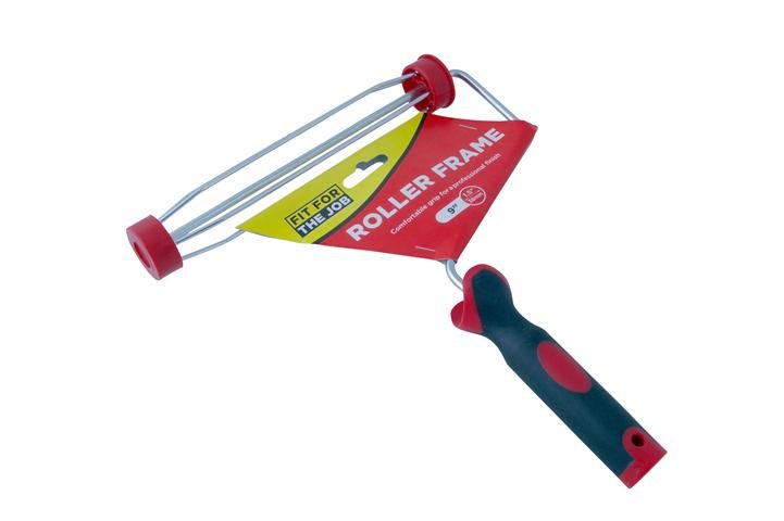 FIT FOR THE JOB SOFT GRIP CAGE PAINT ROLLER FRAME 9 INCH X 1.5. FRFR001 \\\KD04100