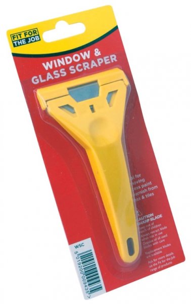 FIT FOR THE JOB WINDOW AND GLASS SCRAPER. WSC \\\KD04122