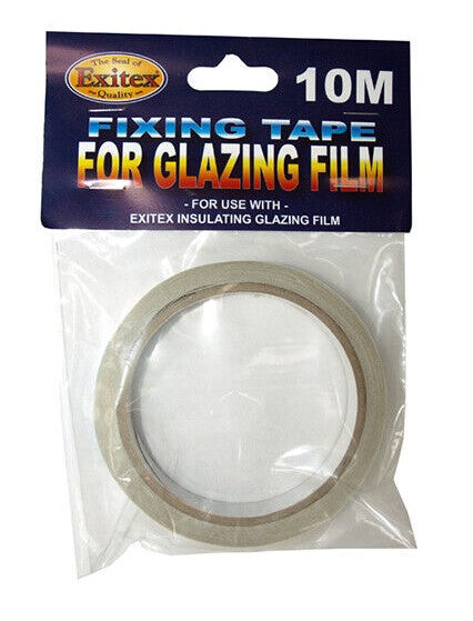 EXITEX FIXING TAPE FOR GLAZING FILM 10M ROLL. 1.01.0395.0010.36 \\\KD04145