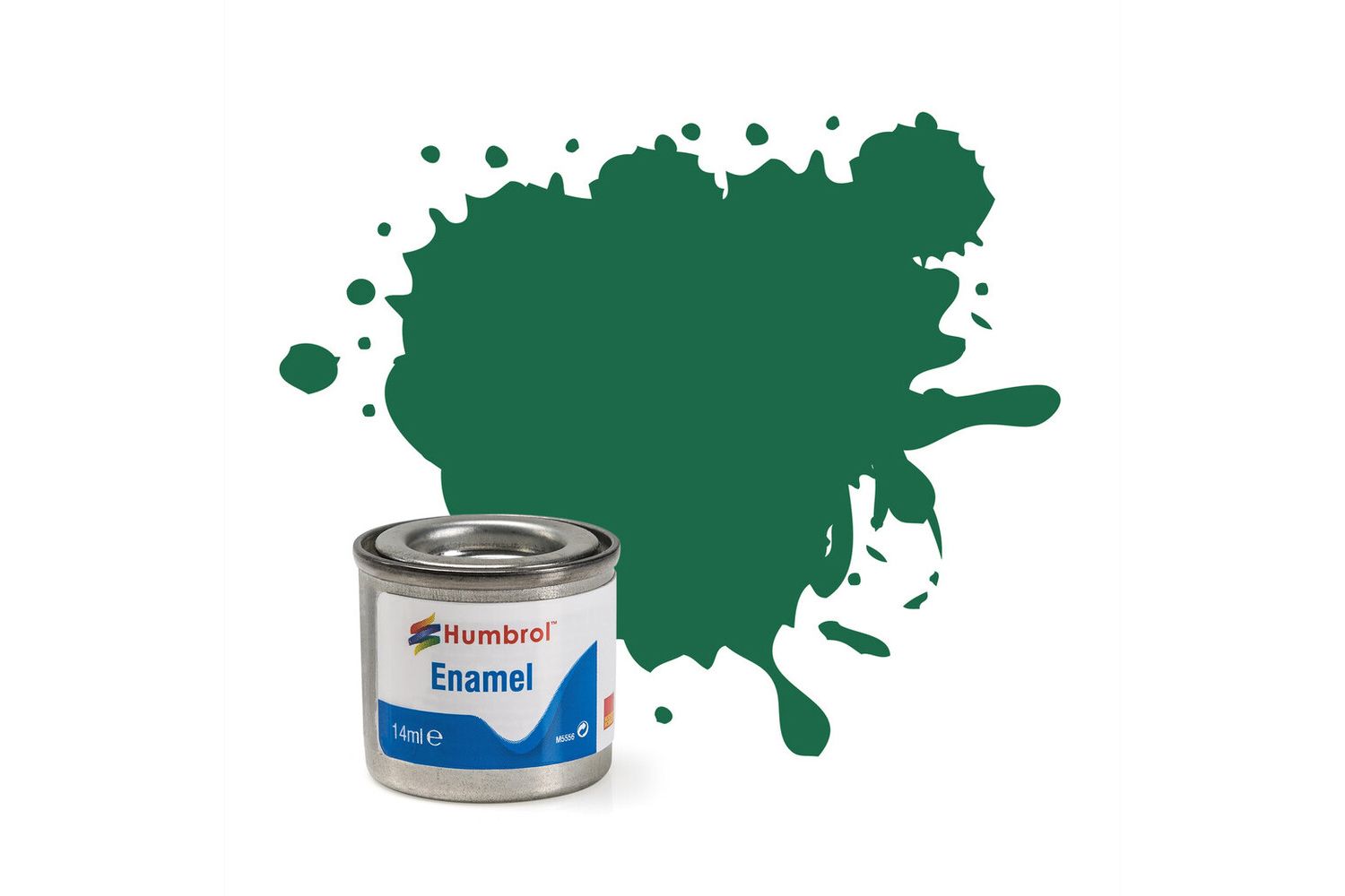 HUMBROL ENAMEL PAINT NO. 30 -  MATT DARK GREEN. H-AA0326 \\\KD04239