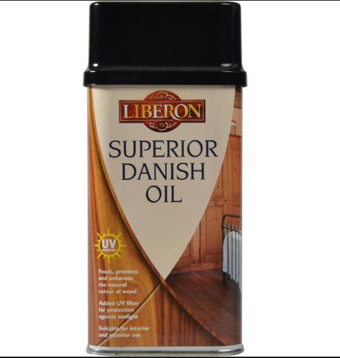 LIBERON SUPERIOR DANISH OIL WITH UV FILTER 250ML. V33014641 \\\KD04287