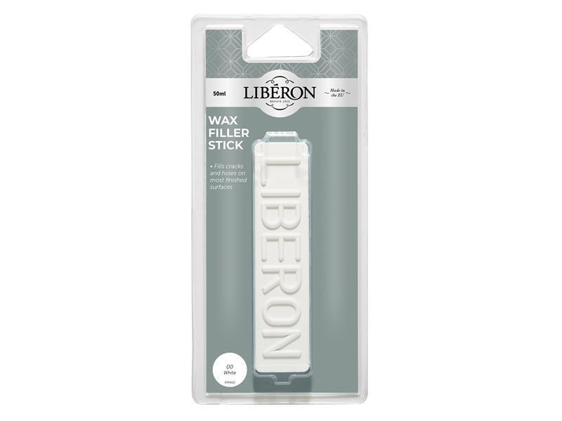 LIBERON WAX FILLER STICKS 50G  - 00 - WHITE. V33014082 \\\KD04335