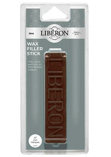 LIBERON WAX FILLER STICKS 50G  - 07 - DARK MAHOGANY. V33014089 \\\KD04338
