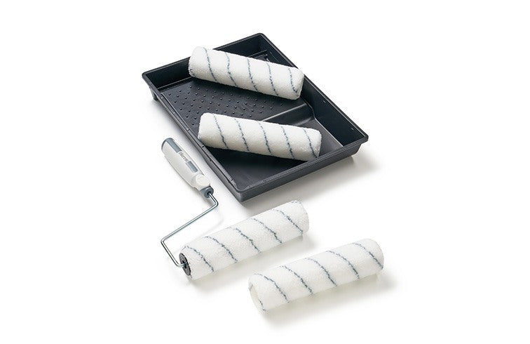 HARRIS SERIOUSLY GOOD WALLS & CEILINGS PAINT ROLLER SET 9 INCH / 230MM WITH 4 SLEEVES. 102012009 \\\KD04436