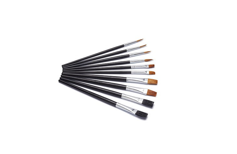 HARRIS SERIOUSLY GOOD FLAT ARTIST PAINT BRUSH 10/PK. 102041002 \\\KD04445