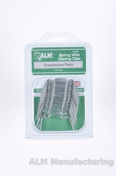 ALM GH001 SPRING WIRE W GLAZING CLIPS 50/PK. GH001 \\\KD04466