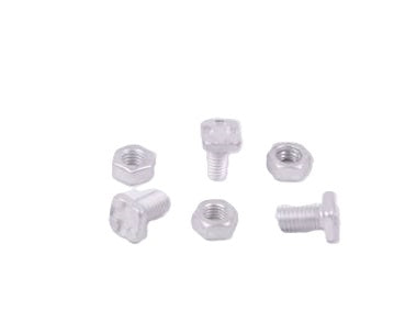 ALM GH004 ALUMINIUM SQUARE HEAD BOLTS & NUTS 20/PK. GH004 \\\KD04467