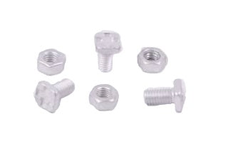 ALM GH024 ALUMINIUM SQUARE HEAD BOLTS & NUTS 22MM 20/PK. GH024 \\\KD04468
