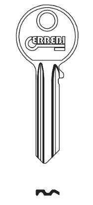 KEY BLANK U26 ERREBI UNIVERSAL 6 PIN HIGH BLADE SILCA ULO64 UAP2  JMA U-26D TO SUIT UNIVERSAL 10/PK. U26 \\\KD04501