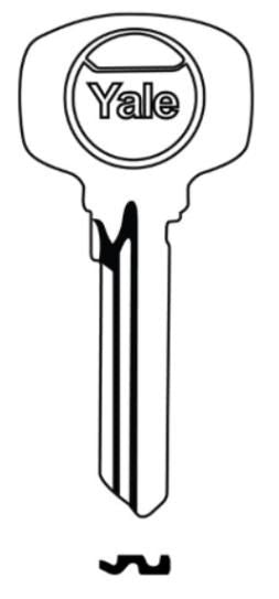 KEY BLANK YAX6PG GENUINE YALE 6 PIN  CYLINDER PATENTED YL-CYL-KBA YA32A 10/PK. YAX6PG \\\KD04517