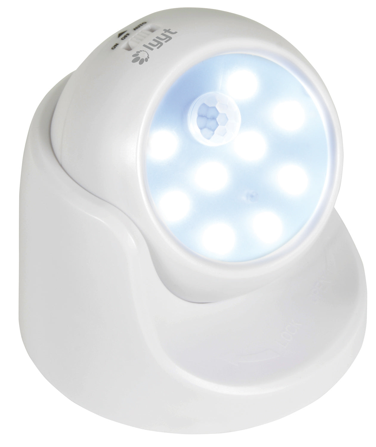 LYYT 360 DEGREE WIRELESS LED MOTION SENSOR SECURITY LIGHT & DETACHABLE TORCH. 154.846UK \\\KD04706