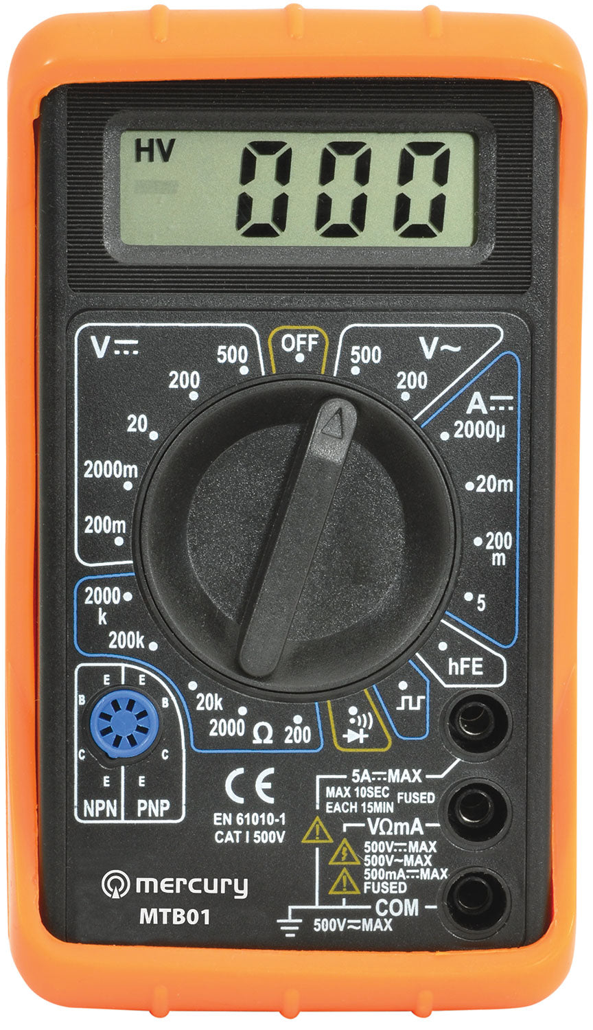 MERCURY MTB01 DIGITAL MULTIMETER. 600.101UK \\\KD04707