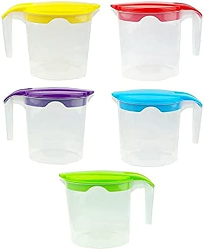 HOBBY LIFE MINI CLEAR JUG 1 LTR WITH ASSORTED COLOR. 061128 \\\KD04772