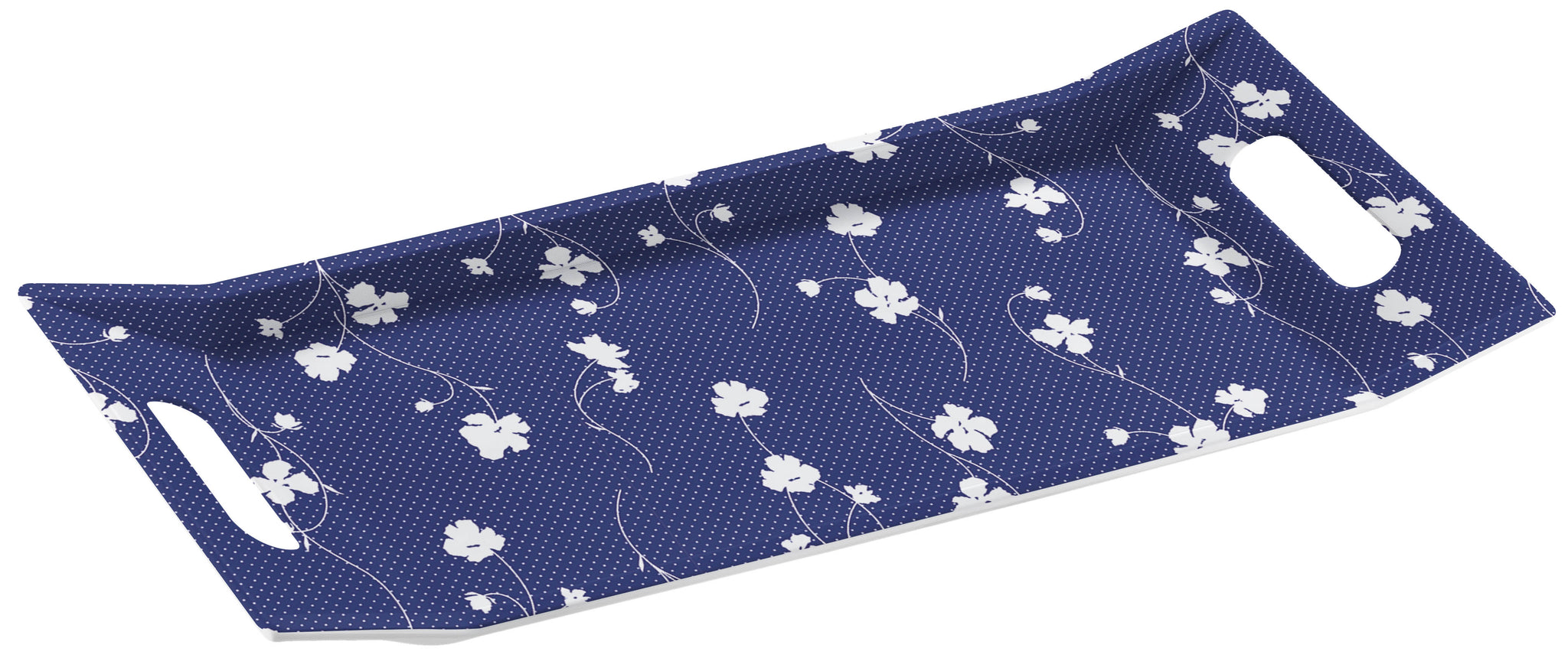 MELAMINE GONDOL RECTANGLE TRAY 37 X 17 CM WITH ASSORTED COLOR AND DESIGN. ALB2110 \\\KD04788