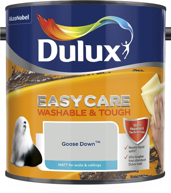 DULUX EASYCARE WASHABLE & TOUGH MATT GOOSE DOWN 2.5L. 5260781 \\\KD04908
