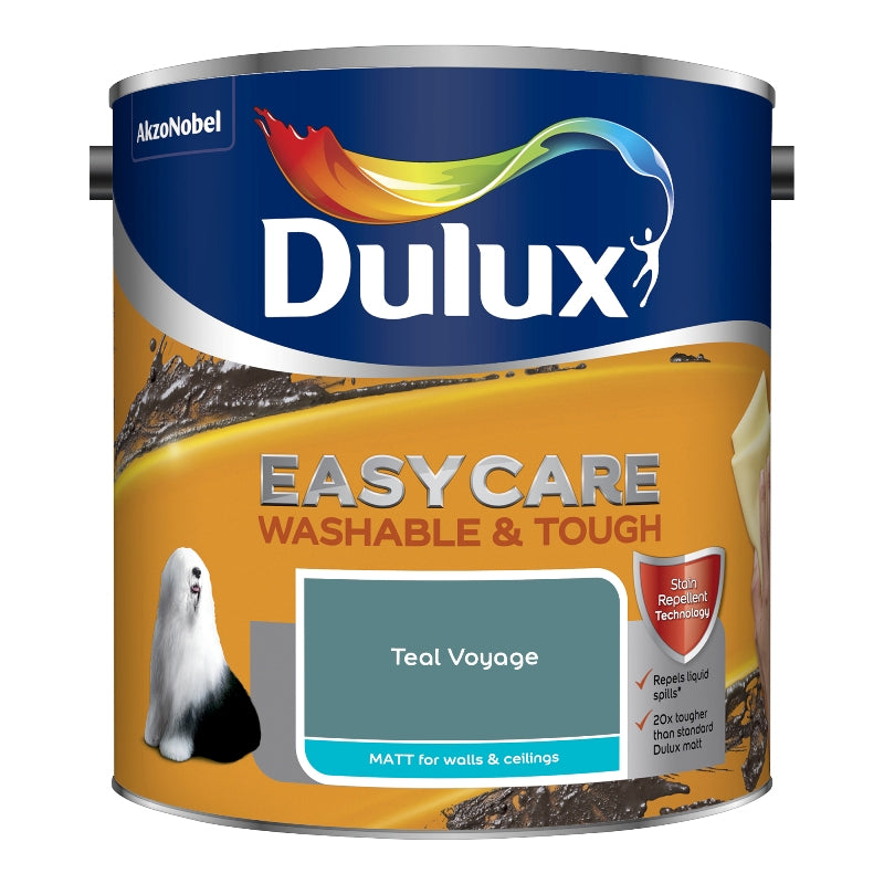DULUX EASYCARE WASHABLE & TOUGH MATT TEAL VOYAGE 2.5L. 5568259 \\\KD04911