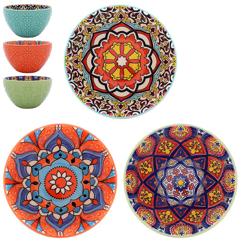 TUSCANY ASSORTED COLUR BOWL 12CM. LP73807 \\\KD04936