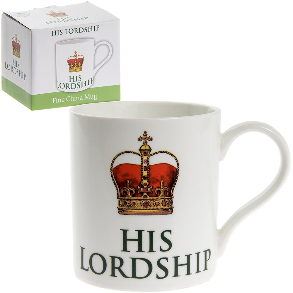 HIS LORDSHIP FINE CHINA MUG SET. LP91183 \\\KD04944