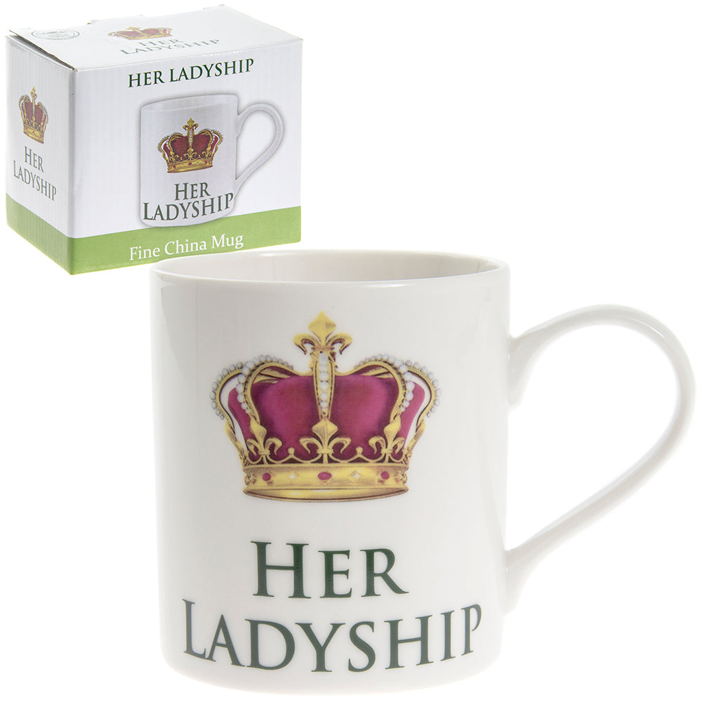 THE LEONARDO COLLECTION HER LADYSHIP FINE CHINA MUG. LP91184 \\\KD04945