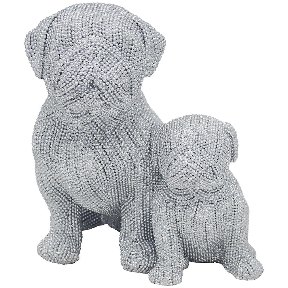 SILVER SPARKLE ART PUG. LP48339 \\\KD04973