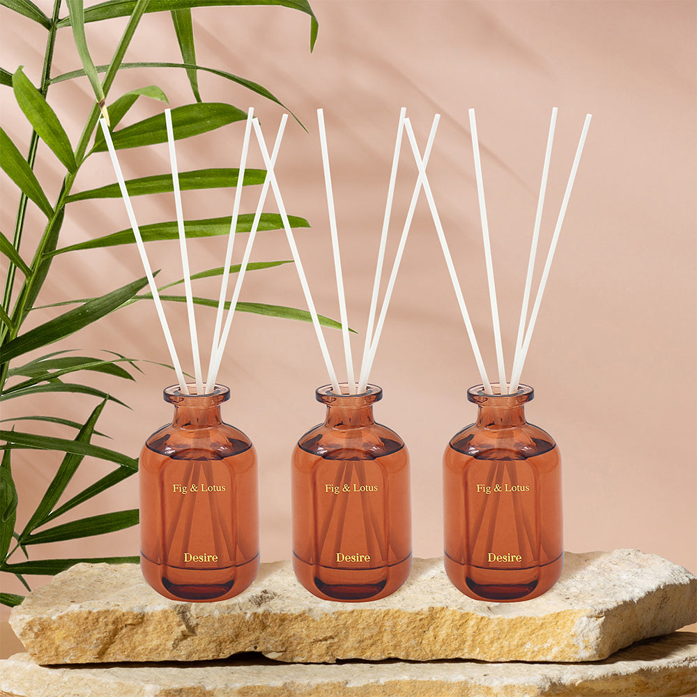 DESIRE FIG & LOTUS DIFFUSER 50ML SET OF 3. LP72819 \\\KD04977