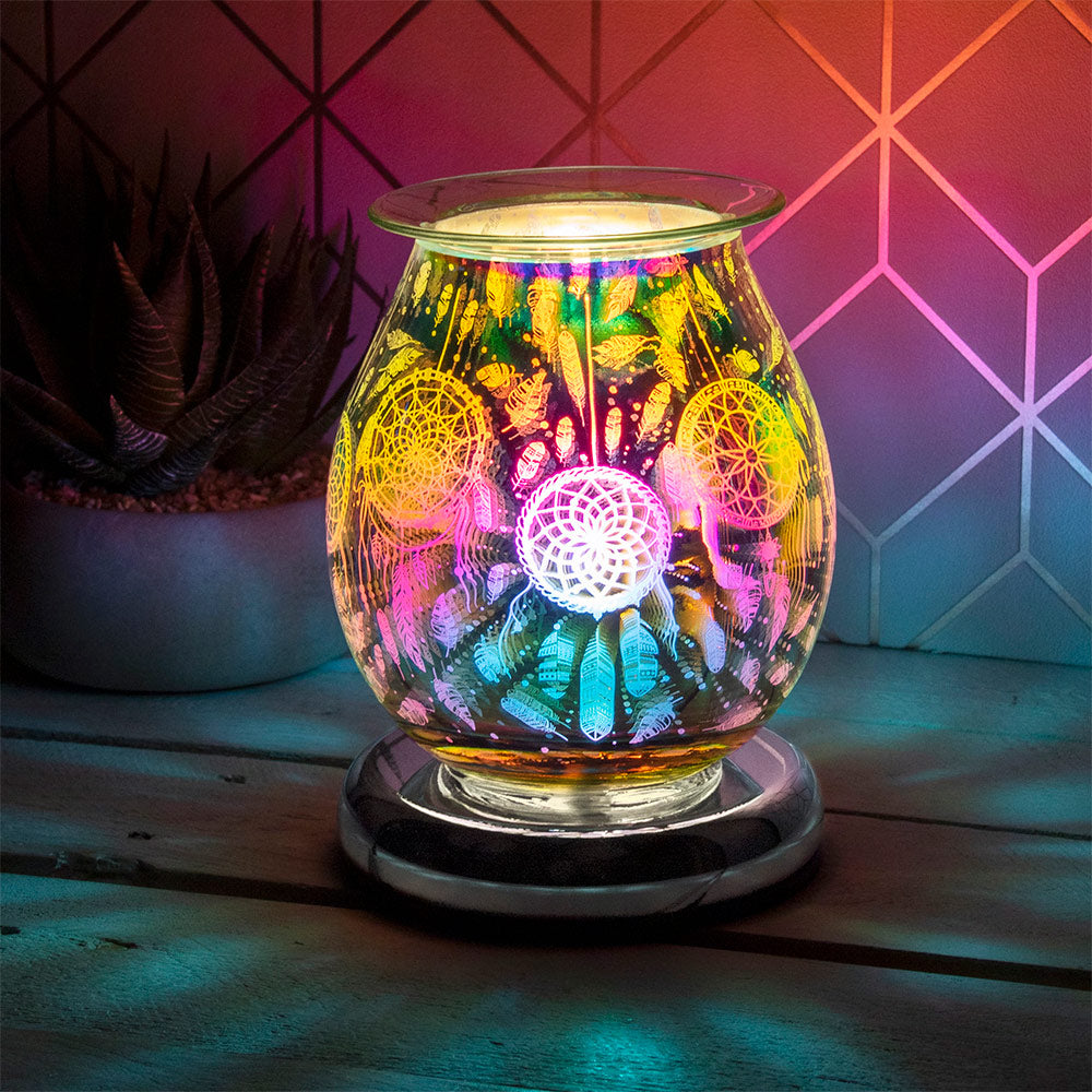 3D AROMA LAMP WAX MELT OIL WARMER TOUCH LIGHT 15CM. LP46956 \\\KD04990
