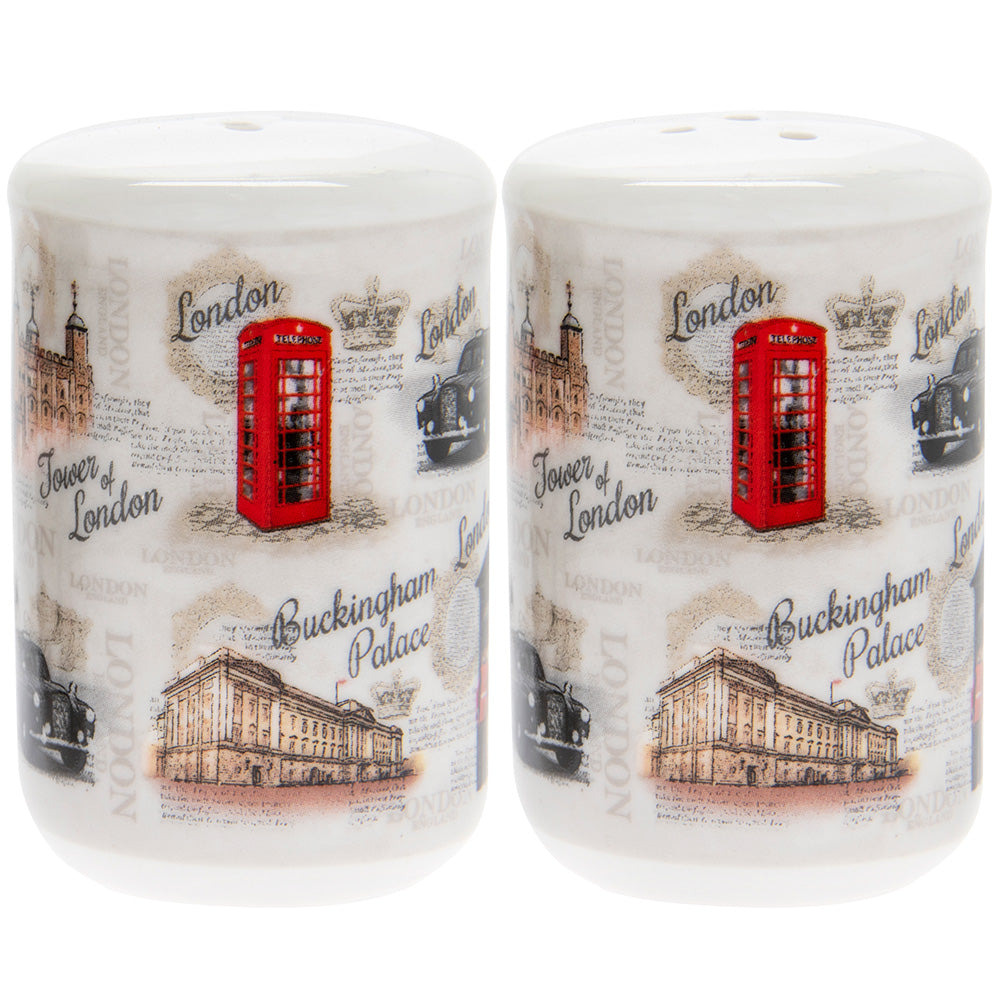 VINTAGE LONDON SALT & PEPPER SHAKER. LP41344 \\\KD05007