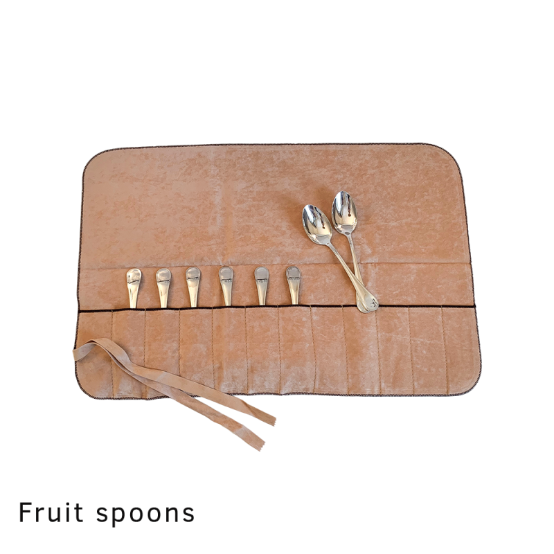 HAGERTY SILVER GUARD (CUTLERY ROLL - 12 FRUITS SPOONS) 59 X 40 CM. A119004 \\\KD05035