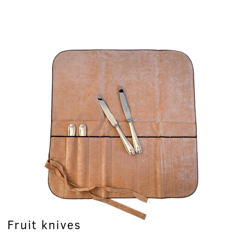 HAGERTY SILVER GUARD (CUTLERY ROLL - 12 FRUITS / FISH KNIVES) 43.5 X 45 CM. A119006 \\\KD05037